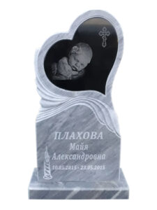 Мраморный памятник ребенку