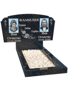 Памятник с цветным фото