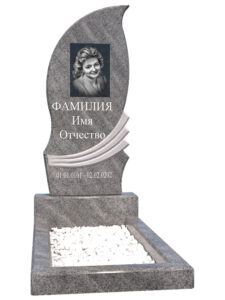 мраморный памятник лепесток
